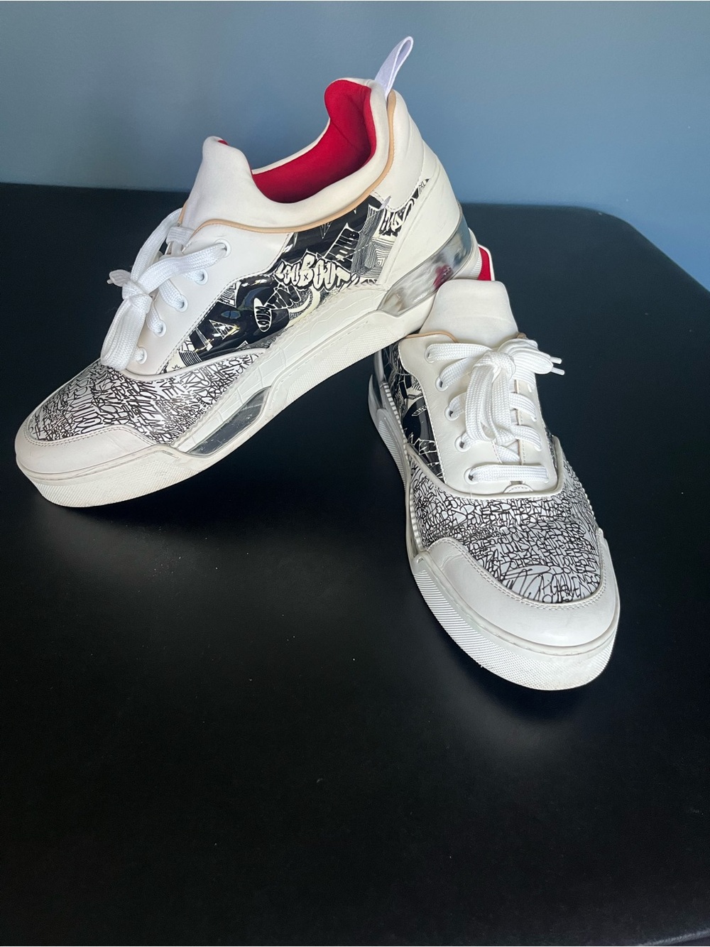 Christian Louboutin Men’s Aurelian White Mens Sneakers